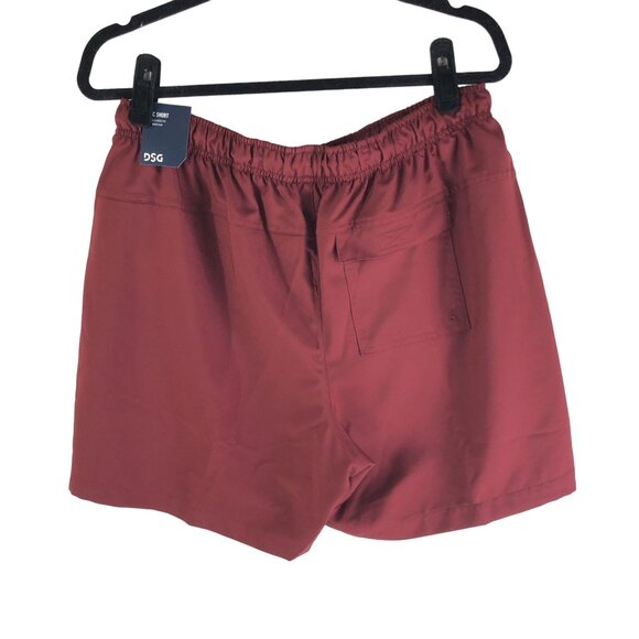 DSG Mens Rec Short Relaxed Fit 6" Inseam Water Repellent Red Mesh Lined S - Picture 2 of 6